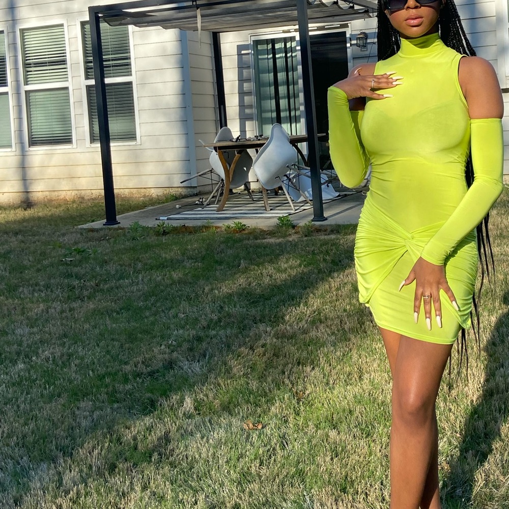 PLT Lime Green dress